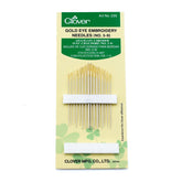 Gold Eye Embroidery Needles (No. 3-9)